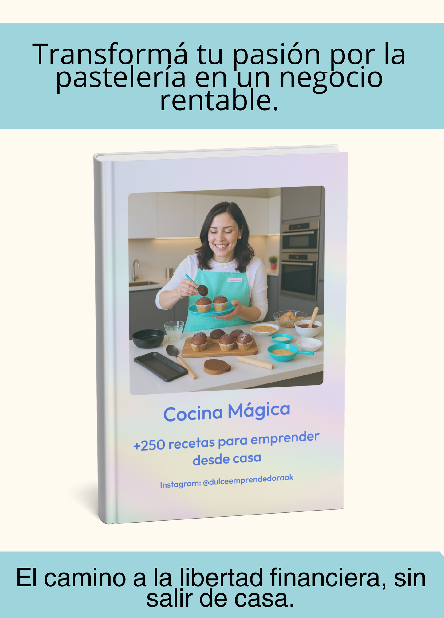 Cocina mágica + 250 recetas para emprender desde casa. Convierte tu pasión en una fuente de ingresos.